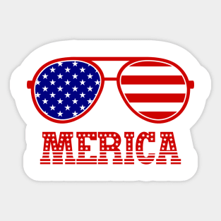 Merica Sticker